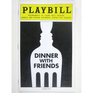 Dinner with Friends Playbill January 2014 Burns Marin Hinkle Jeremy Shamos